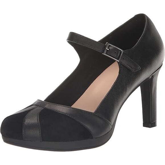 NWT Clarks Women's Ambyr Light Pump, Black Combi, 9 - Picture 1 of 7